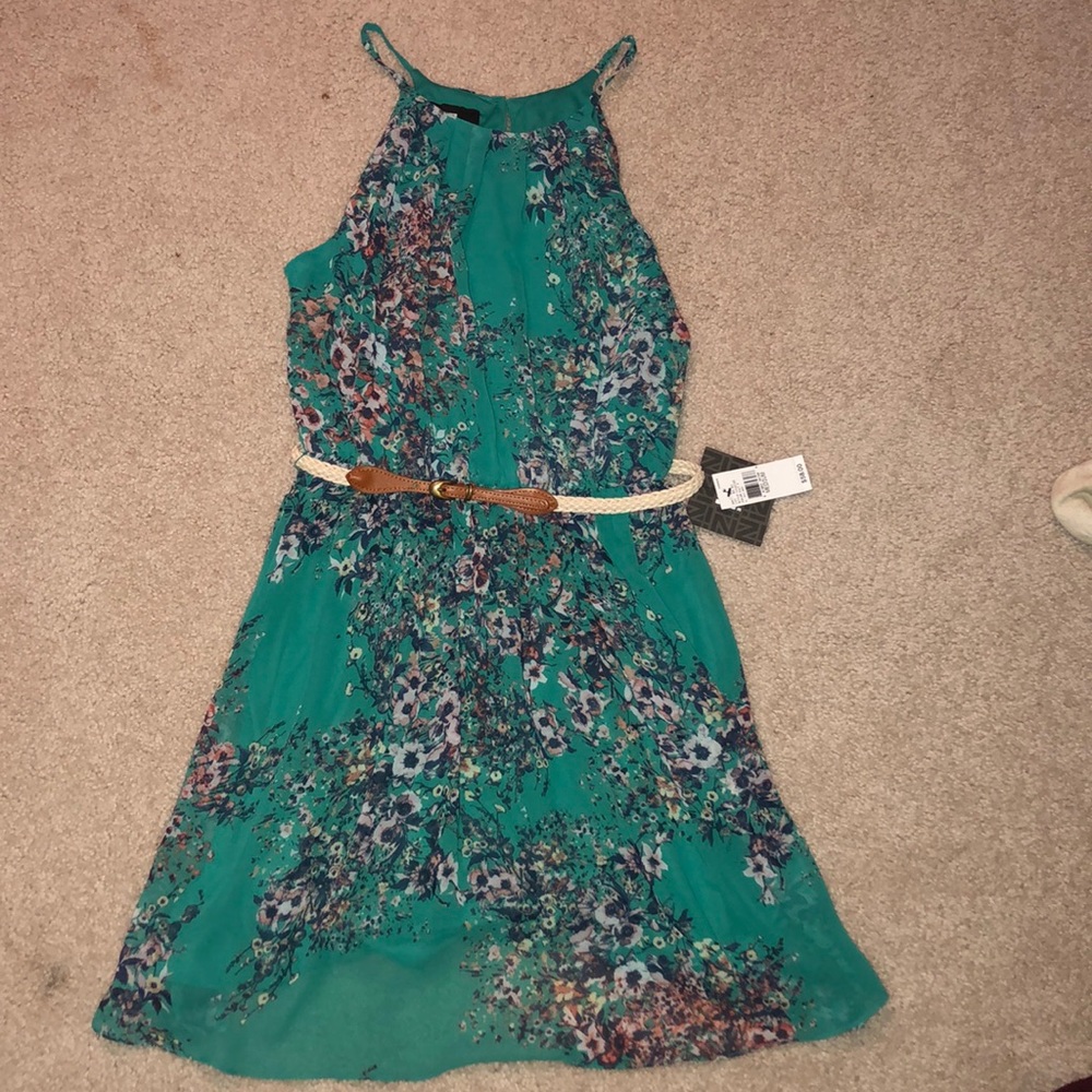 New IZ BYER Halter-Top Dress